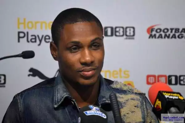 Odion Ighalo Becomes The Highest Earning Footballer In Watford FC, England For Earning £30,000 Per/Wk
